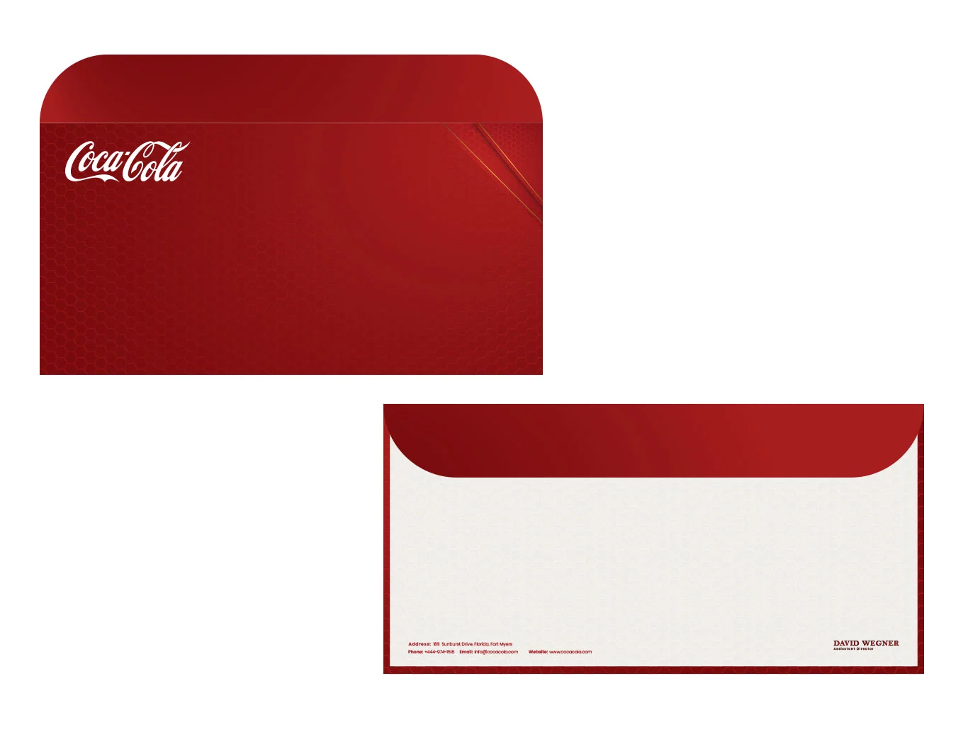 Go Up - Coca Cola Stationary Design