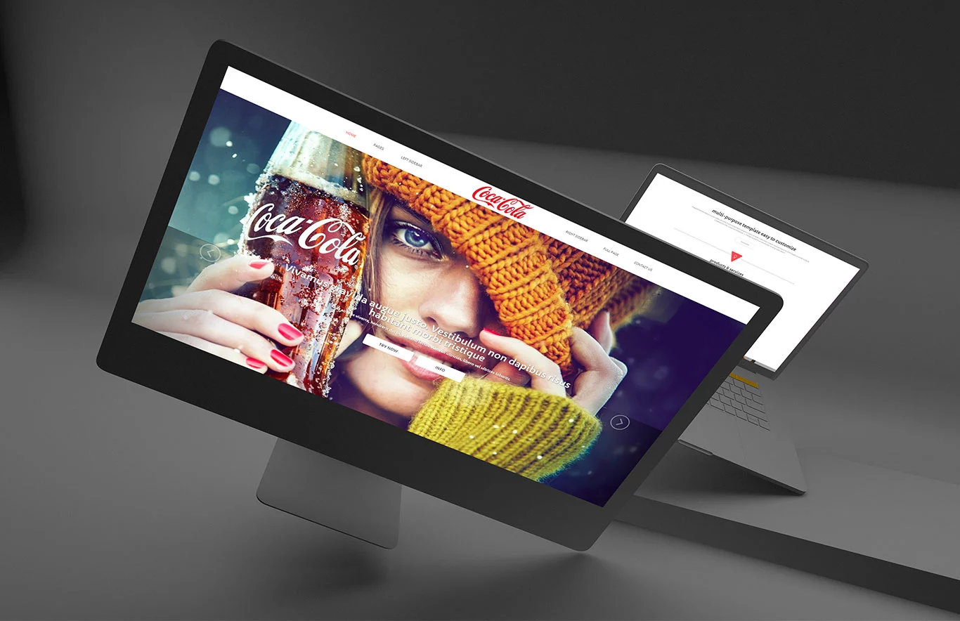 Go Up - Coca Cola Website Design