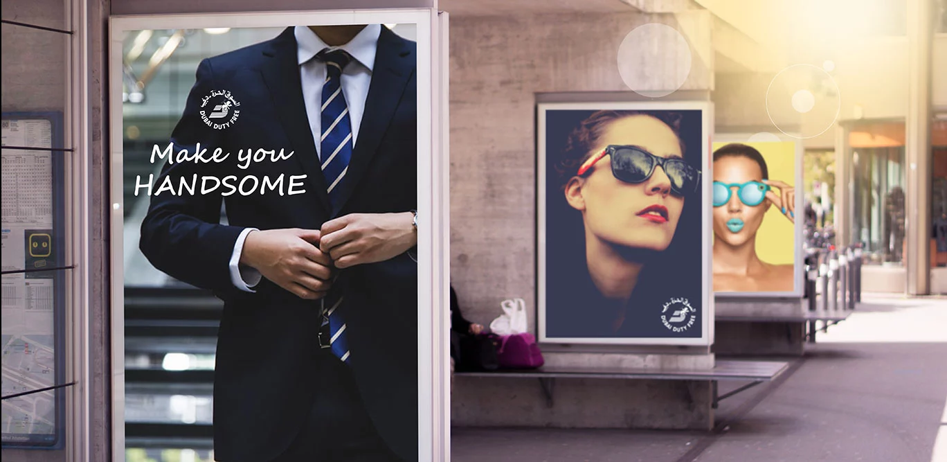 Go Up - Duty Free Marketing Mockup